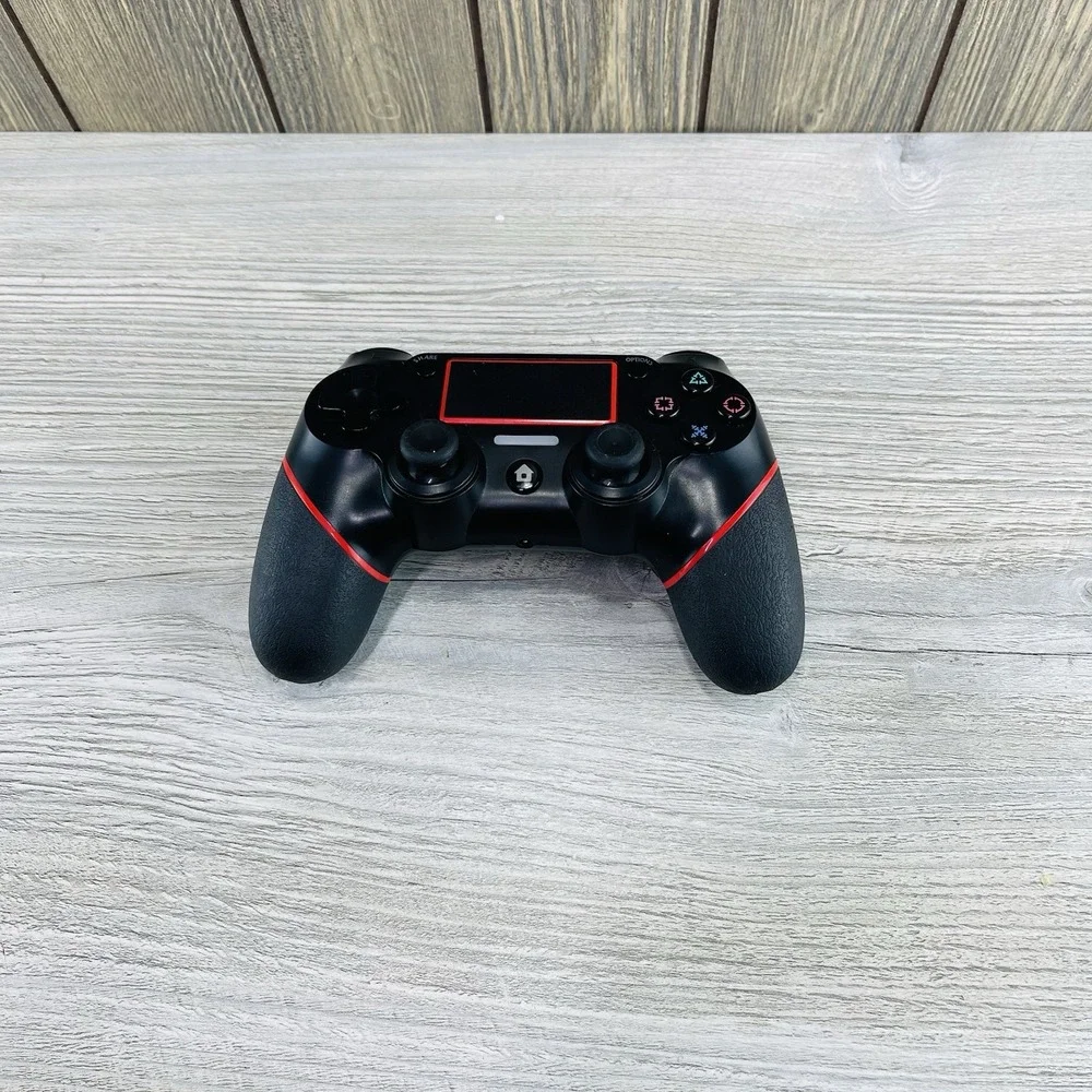 Wireless Game Controller for Sony PS4(Red)- Black Excellent Tested Working